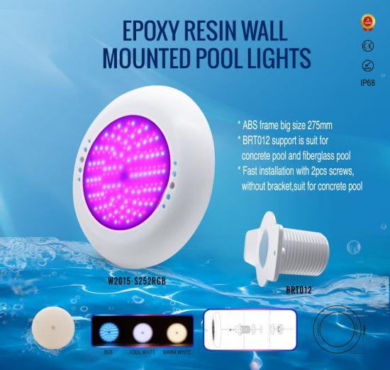 SMD2835 Resin Filled 275mm pool lights
